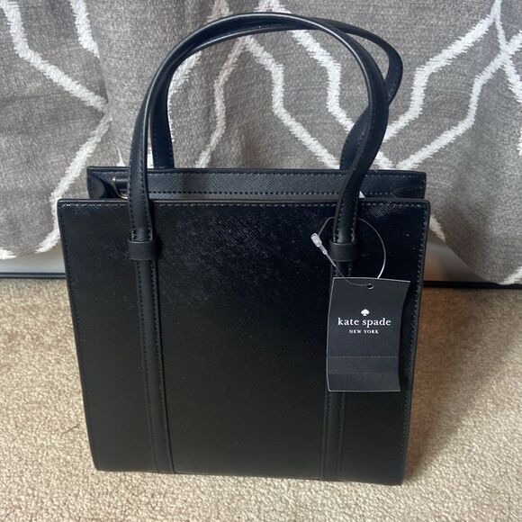 BNWT - KATE SPADE KENZIE SMALL BLACK TOTE - Picture 3 of 6